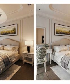 Phòng ngủ mẫu 1 phong cách Modern Luxury