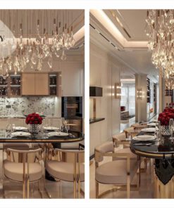 Phòng ăn mẫu 2 phong cách Modern Luxury