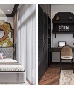 Phòng ngủ mẫu 8 phong cách Modern Indochine