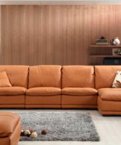 Bộ sofa thông minh da bò Italia Divano L-475 nhập khẩu đài 3,75m - Mẫu 2