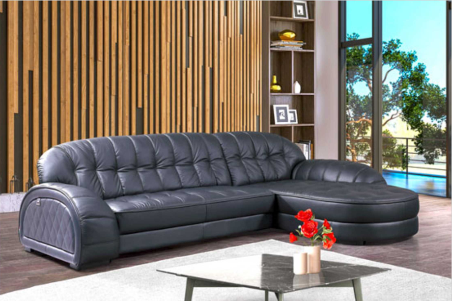 Bộ sofa nhập khẩu chất liệu da bò Ý Divano L-509 - Mẫu 3