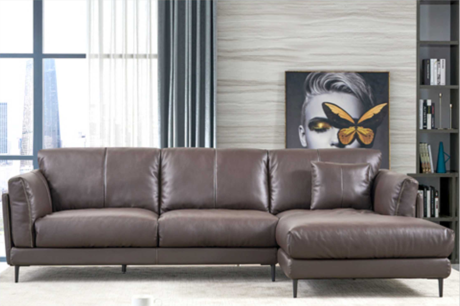 Bộ sofa góc nhập khẩu da bò Italia Divano L-781 - Mẫu 5
