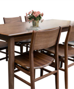 Bàn ăn gỗ óc chó tự nhiên Walnut-011B - Mẫu 2