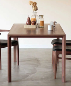 Bàn ăn 4 ghế gỗ óc chó xuất Nhật Walnut-06 - Mẫu10