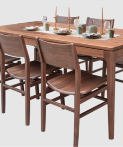Bàn ăn gỗ óc chó xuất khẩu Mỹ Kenton - Mẫu 11