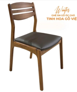 Ghế ăn gỗ oác chó mặt nệm Winter - Mẫu 12