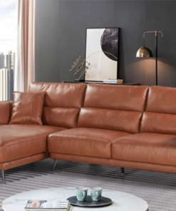 Ghế sofa góc chất liệu da bò Ý nhập khẩu Divano L-808 - Mẫu 9