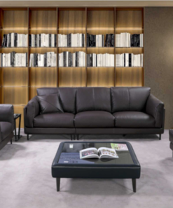 Bộ sofa nhập khẩu chất liệu da bò Italia Divano S-781 - Mẫu 15